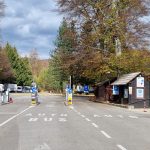 Plitvice parkoló bejárat